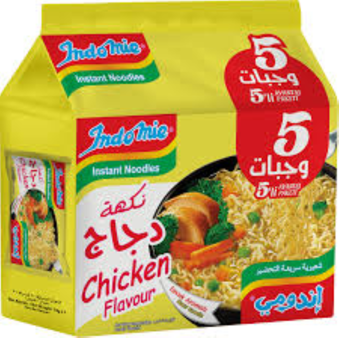 INDOMIE CHICKEN FLAVOUR  5 IN 1